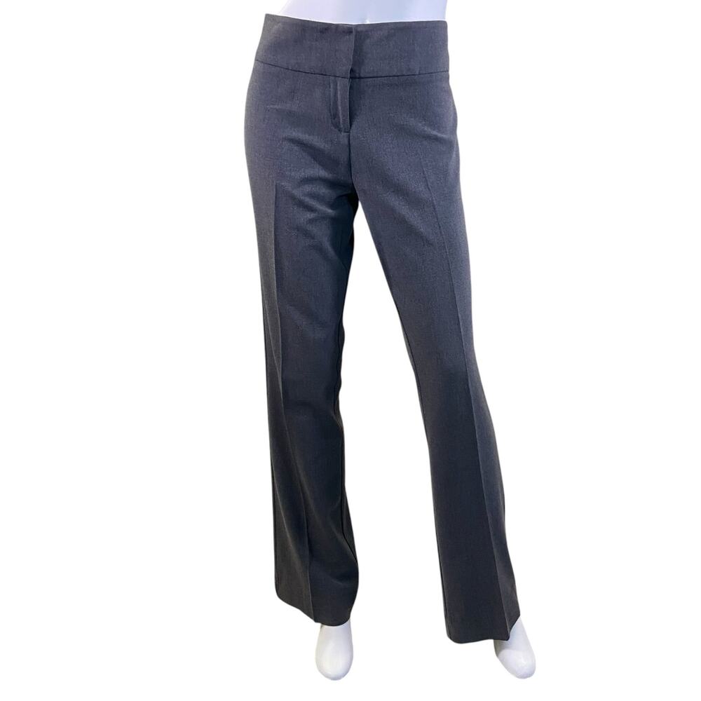 Y2K Kenneth Cole New York Gray Stretch Trousers Straight Leg Dress Pants 10